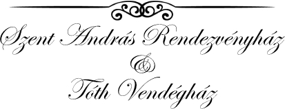 Szent András Rendezvényház és Tóth Vendégház logó
